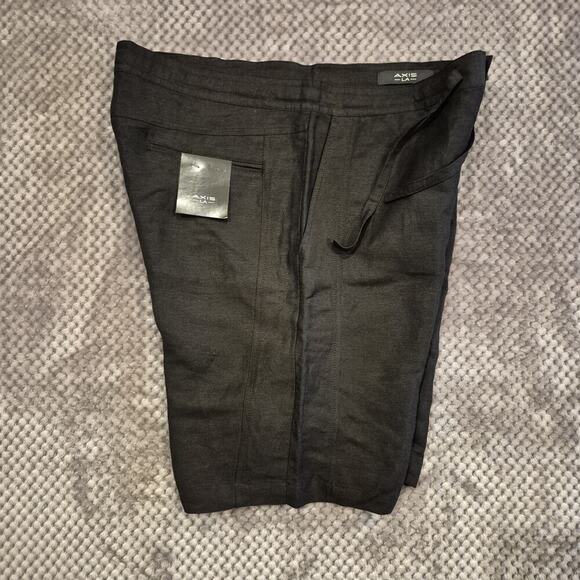 AXIS LA Linen Blend Shorts Back Elastic Waist Drawstring Pockets XL New - Picture 7 of 7
